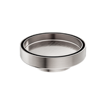 Load image into Gallery viewer, 130MM ROUND TILE INSERT FLOOR WASTE 80MM OUTLET BRUSHED NICKEL
