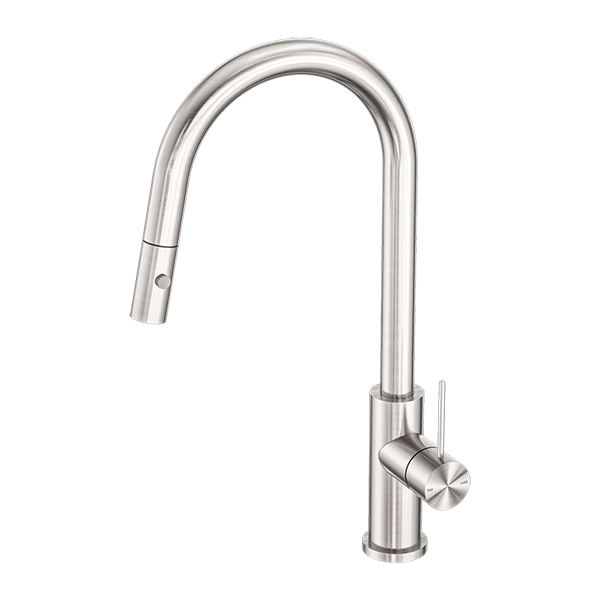 MECCA PULL OUT SINK MIXER WITH VEGIE SPRAY FUNCTION BRUSHED NICKEL