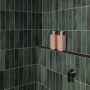 ECCO SHOWER MIXER 80MM ROUND PLATE GUM METAL