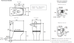 Load image into Gallery viewer, ModernLife BTW Toilet Suite with Slim Seat - Top Inlet Only 77732A-SST-0 + 77784A-0 + 76417A-0
