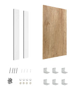 Load image into Gallery viewer, End Panel 880x580x16 Natural Oak with installation Kit

