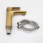 Load image into Gallery viewer, VOG Series Brushed Brass Basin Mixer
