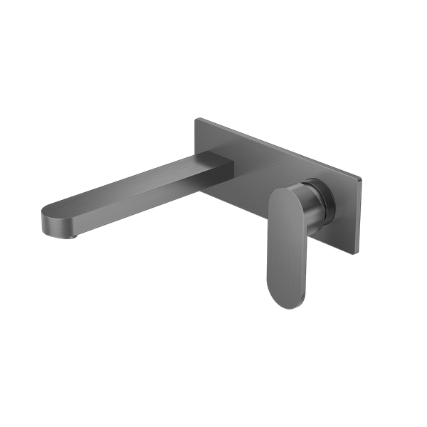 ECCO WALL BASIN/BATH MIXER GUN METAL