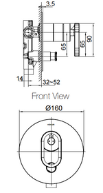 Load image into Gallery viewer, Components S/B w Diverter Thin Trim - Industrial Handle
