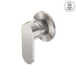 Load image into Gallery viewer, ECCO SHOWER MIXER 80MM ROUND PLATE BRUSHED NICKEL
