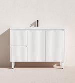 Load image into Gallery viewer, Crete Modern Floorstanding Vanity Matte White
