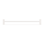 Load image into Gallery viewer, CELIA DOUBLE TOWEL RAIL 800MM BRUSHED NICKEL
