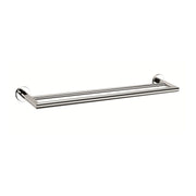 DOLCE DOUBLE TOWEL RAIL 700MM CHROME