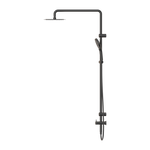 Load image into Gallery viewer, MECCA CARE 25MM GRAB RAIL 900MM TWIN SHOWER SET MATTE BLACK

