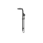 Load image into Gallery viewer, ASTRA RAIN ROUND TWIN SHOWER SINGLE HOSE MATTE BLACK
