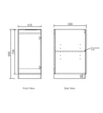 Load image into Gallery viewer, Byron/Bondi Black Oak Base Laundry Cabinet with 1060mm Pure White Top
