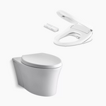 Load image into Gallery viewer, Veil Wall Hung Toilet with Kohler C3-255 Bidet Seat
