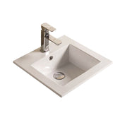 Crete 
Fine Ceramic Insert Basin 
Tap Hole 
Overflow 32mm Waste
Size:415*415*170
Gloss white