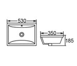 Load image into Gallery viewer, Undermount Square 530x340x170 Basin
