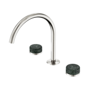 Serenity Bath/Kitchen Set Arc Spout With Verde Alpi Handle Brushed Nickel