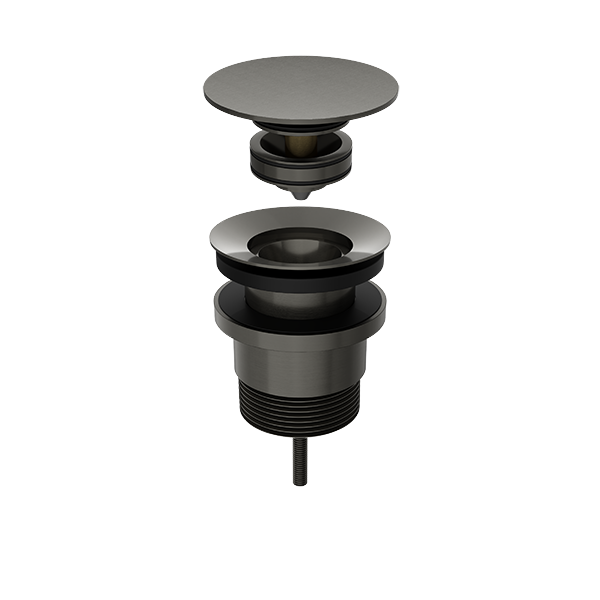 Universal all-in-one Pop Up Waste - Basin & Bath - Shadow Gunmetal