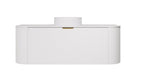 Load image into Gallery viewer, Agena Modern Fluted Wall Hung Vanity Matte White
