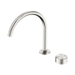 Load image into Gallery viewer, Serenity Progressive Bath/Kitchen Mixer Arc Spout With Metal Handle Brushed Nickel
