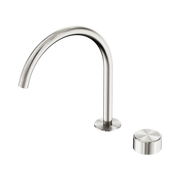 Serenity Progressive Bath/Kitchen Mixer Arc Spout With Metal Handle Brushed Nickel
