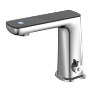 CLAUDIA SENSOR MIXER WITH BLACK TOP DISPLAY CHROME