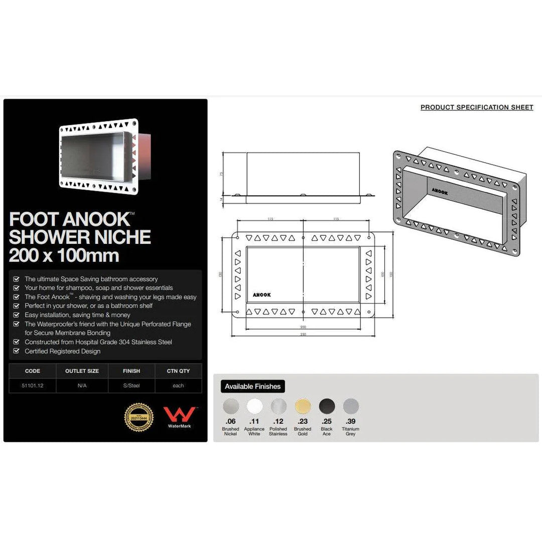 ANOOK 200x100x90mm Br N-PVD