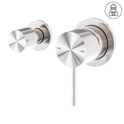 MECCA SHOWER MIXER WITH HORIZONTAL 2 WAY DIVERTOR BRUSHED NICKEL