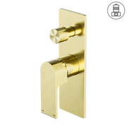 BIANCA SHOWER MIXER WITH DIVERTOR BRUSHED GOLD