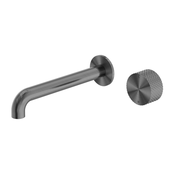 OPAL PROGRESSIVE WALL BASIN/BATH SET 260MM BRUSHED NICKEL