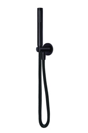 Round Hand Shower on Fixed Bracket - Matte Black