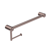 MECCA CARE 25MM TOILET ROLL RAIL 300MM BRUSHED BRONZE