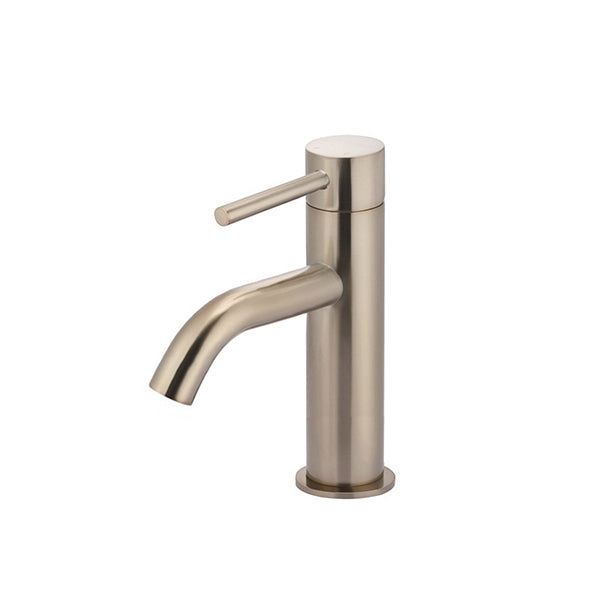 Piccola Basin Mixer Tap - Champagne
