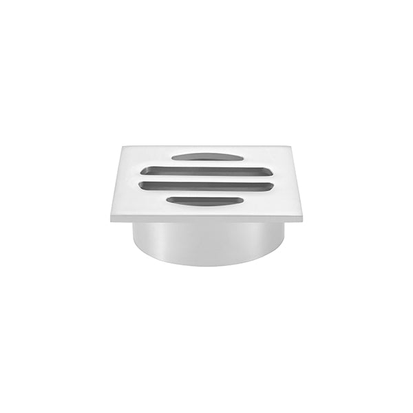 Square Floor Grate Shower Drain 50mm outlet - Polished Chrome