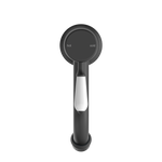 Load image into Gallery viewer, YORK STRAIGHT BASIN MIXER WITH WHITE PORCELAIN LEVER MATTE BLACK
