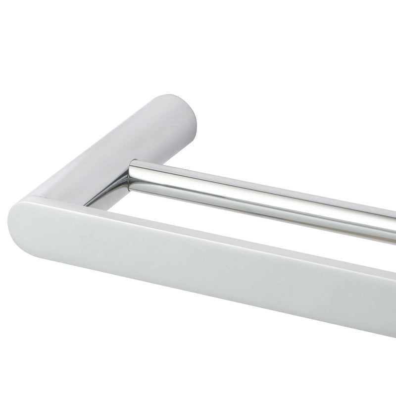 RUSHY Series Chrome Double Towel Rail 600mm