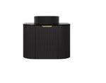 Load image into Gallery viewer, Agena Modern Fluted Wall Hung Vanity Matte Black
