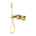 Load image into Gallery viewer, KARA PROGRESSIVE SHOWER SYSTEM BRUSHED GOLD

