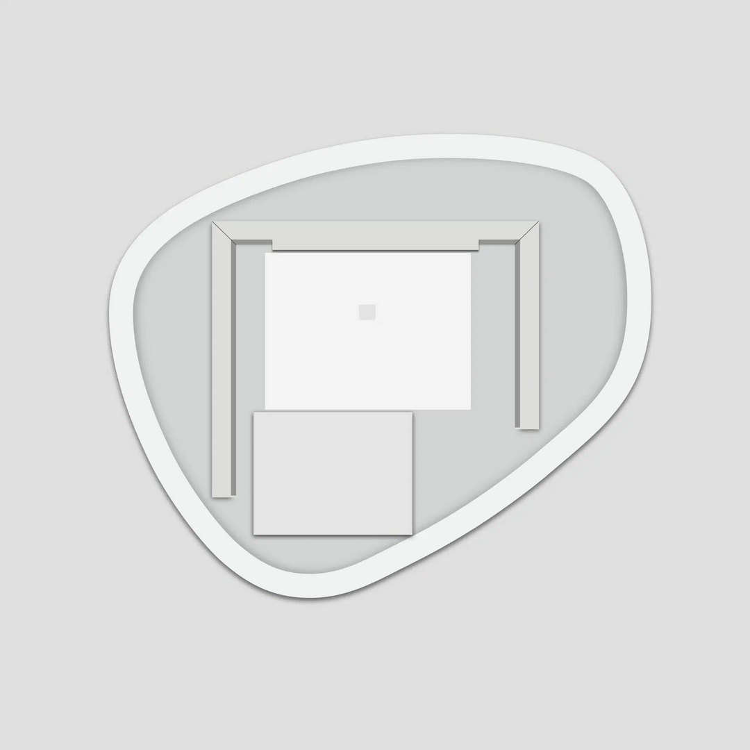 800x675mm LED Mirror