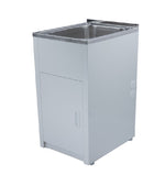 Load image into Gallery viewer, TRADITIONELL   45 LITER COMPACT LAUNDRY TUB &amp; CABINET-WHITE
