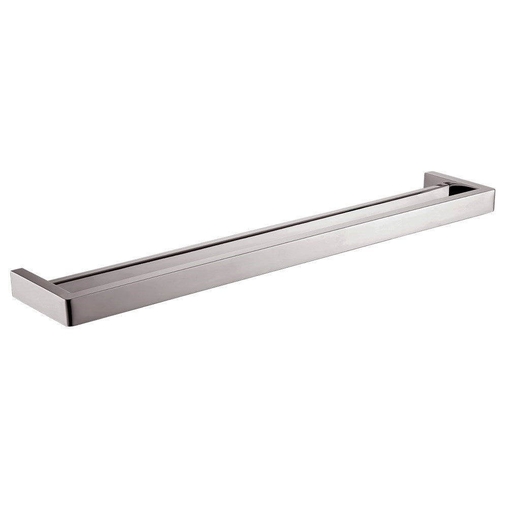 IVANO Series Brushed Nickel Double Towel Rail 800mm