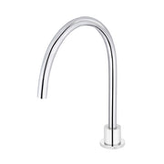 Round High-Rise Swivel Hob Spout - Polished Chrome