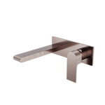 Load image into Gallery viewer, BIANCA WALL BASIN/BATH MIXER 187MM BRUSHED BRONZE
