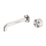 Load image into Gallery viewer, OPAL PROGRESSIVE WALL BASIN/BATH SET 120MM BRUSHED NICKEL
