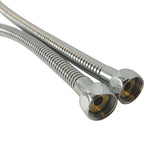 Load image into Gallery viewer, 1500mm Chrome Stainless Steel Water Inlet/Outlet Shower Hose
