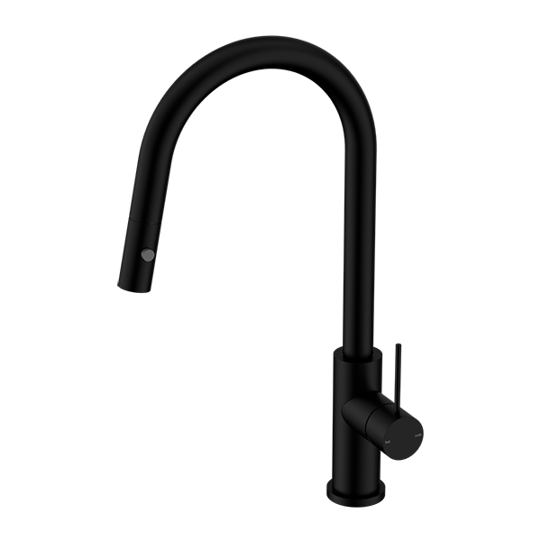 MECCA PULL OUT SINK MIXER WITH VEGIE SPRAY FUNCTION MATTE BLACK