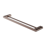 Load image into Gallery viewer, BIANCA DOUBLE TOWEL RAIL 600MM BRUSHED BRONZE

