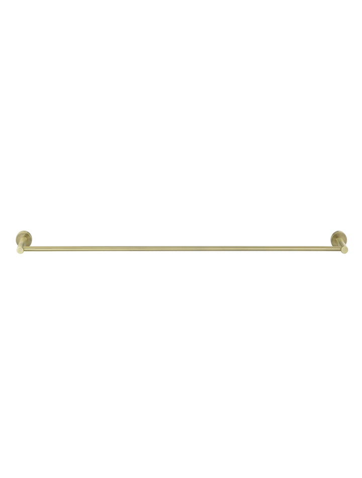 Round Single Towel Rail 900mm - PVD Tiger Bronze