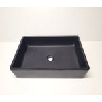 Load image into Gallery viewer, 590*390*140 Rectangular Above Counter Basin Aila - Ebony
