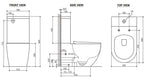 Load image into Gallery viewer, Voghera Toilet STD Seat w/Geberit
