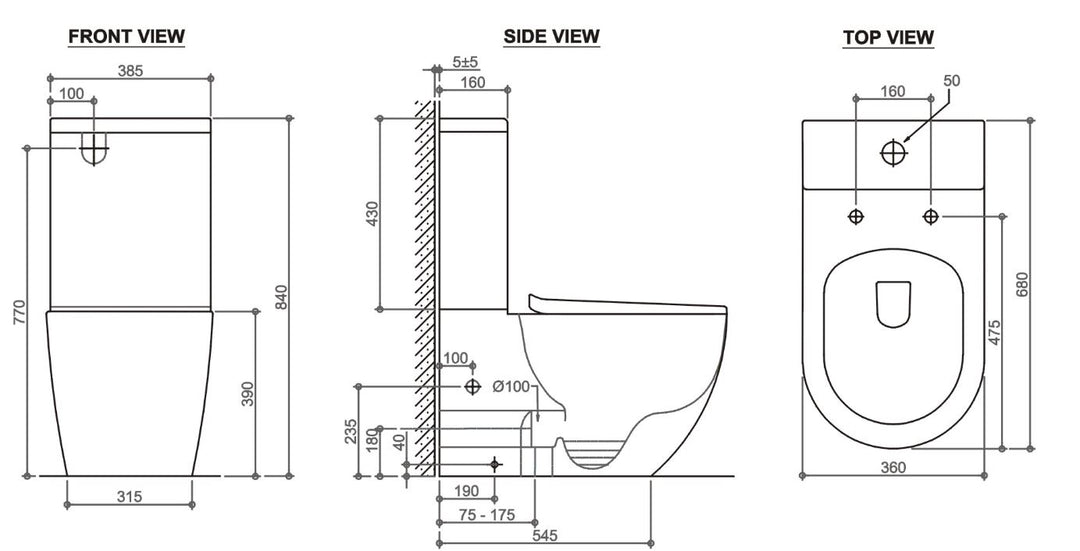 Voghera Toilet STD Seat w/Geberit