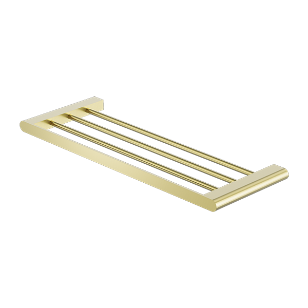 BIANCA TOWEL RACK BRUSHED GOLD